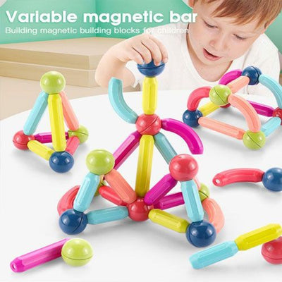 Magnetic Bar Blocks - 25 Pieces