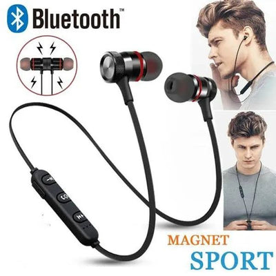 Magnetic Bluetooth - Wireless Stereo Earphones