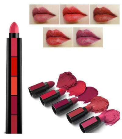 Matte Lipsticks - 5 In 1