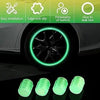 Glowing Air Valve Cap For Wheel Tire Rim