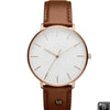 Men's Wrist Watch - Leather Strap (Analog)