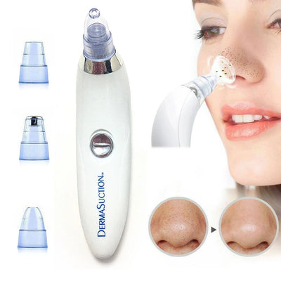 Blackhead Removal (Cell Operated) Machine - Derma Suction 4 in 1