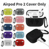 Airpods Pro 2 - Soft Silicone Protective and Anti Dust Proof Case With Clip Holder