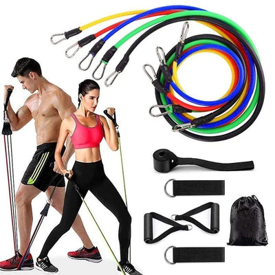 Power Exercise Resistance Band Set - 5 in 1