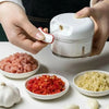 Hand Held Mini Garlic Chopper - Multifunctional