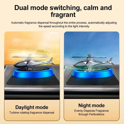 Helicopter Car Air Freshener - Solar