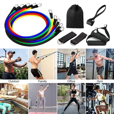 Power Exercise Resistance Band Set - 5 in 1