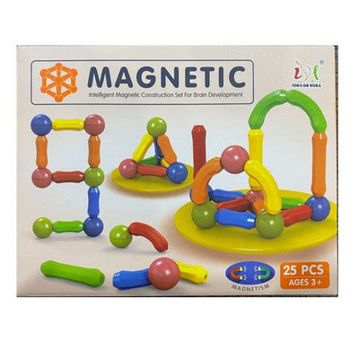 Magnetic Bar Blocks - 25 Pieces