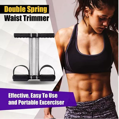 Tummy Trimmer Double Spring - Weight Loss Machine For Home Gym