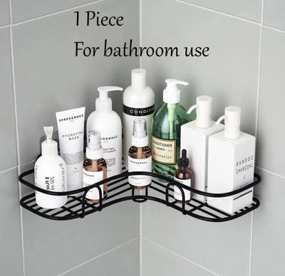 Bathroom / Kitchen Punch Corner Frame Shower Shelf