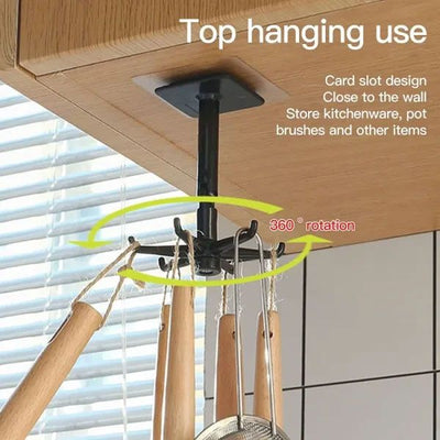 Rotating Stick Hook 360 Degrees - Kitchen Tools ( Spoon Holder Stand)