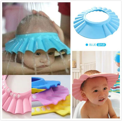 Baby Shower Cap - Adjustable Elastic Shield