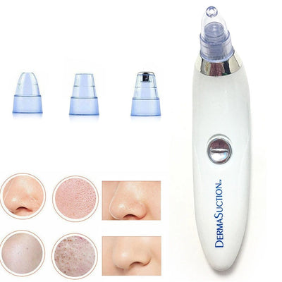 Blackhead Removal (Cell Operated) Machine - Derma Suction 4 in 1