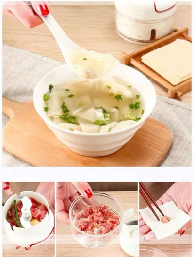 Hand Held Mini Garlic Chopper - Multifunctional