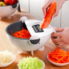 Wet Basket Vegetable Cutter With Drainage - 9 in 1