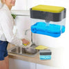 Soap Pump Dispenser and Sponge Holder For Kitchen Sink